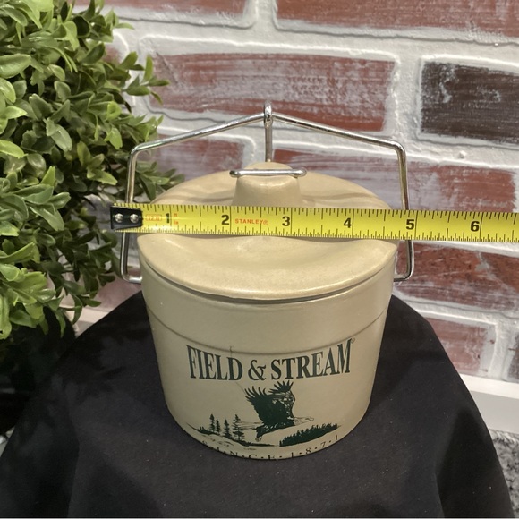 Field & Stream Since 1871 - Ceramic & Metal Crafted Decanter type Lidded Jar - Picture 11 of 12